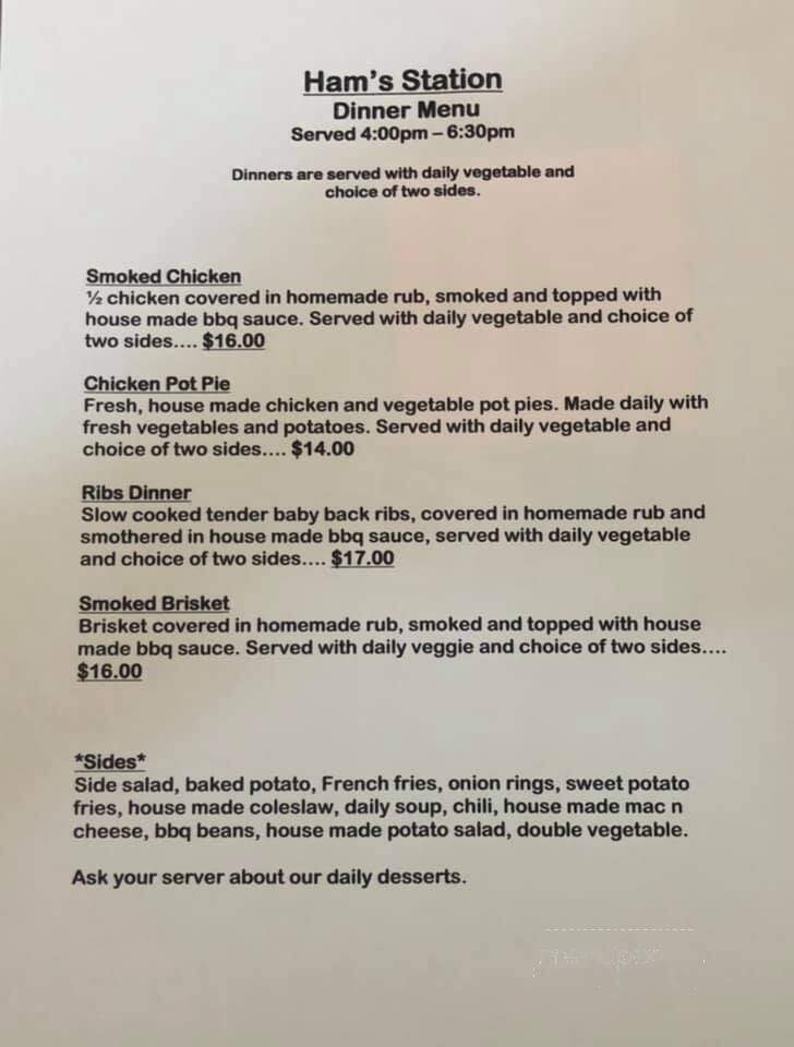 Ham's Station - Pioneer, CA menu_pic