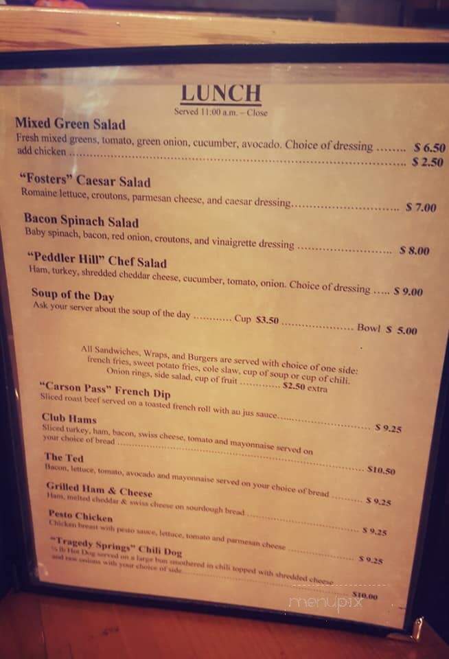 Ham's Station - Pioneer, CA menu_pic