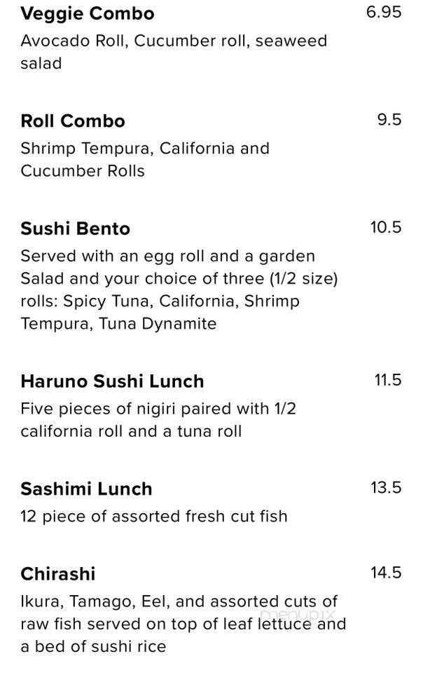Haruno Japanese Sushi Bar - Springfield, MO