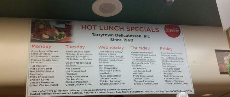 Tarrytown Delicatessen - Tarrytown, NY menu_pic