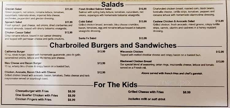 Open Flame - Hales Corners, WI menu_pic