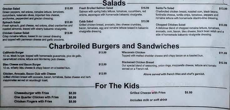 Open Flame - Hales Corners, WI menu_pic