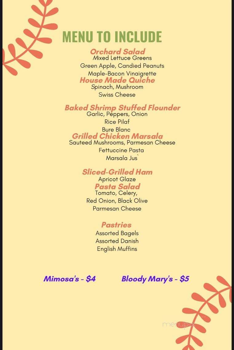 Revolution Golf And Grille - Williamsburg, VA menu_pic