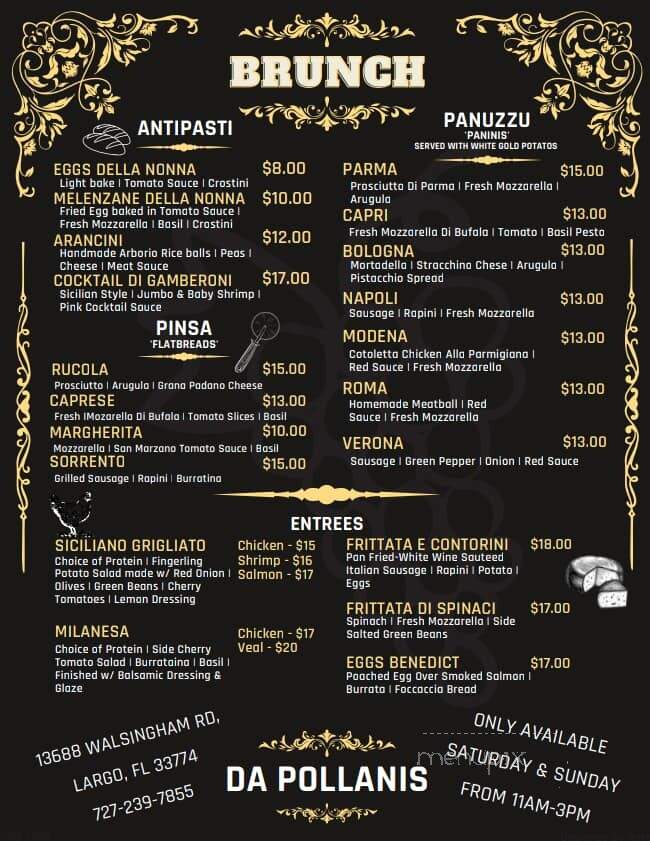 Da Pollani's - Largo, FL menu_pic