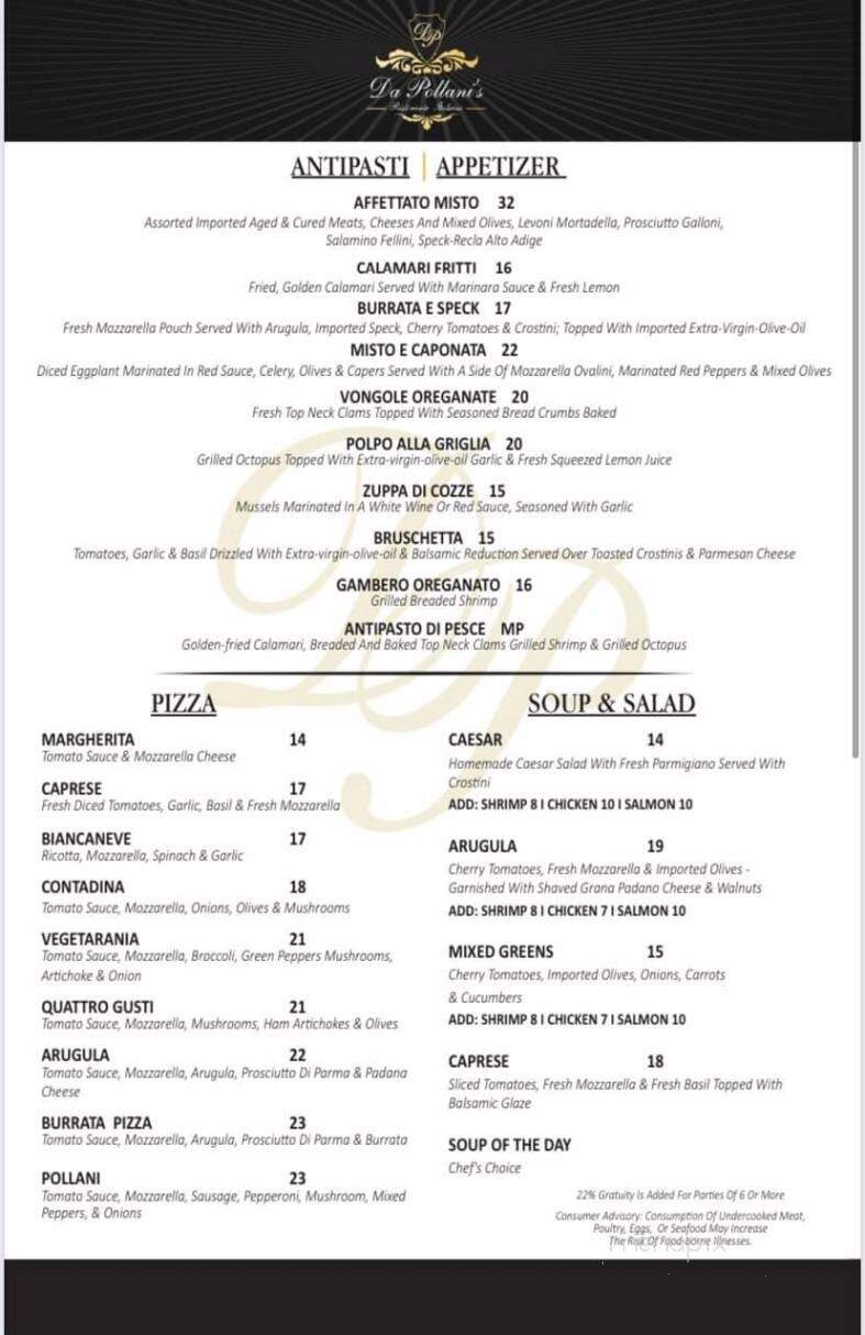 Da Pollani's - Largo, FL menu_pic