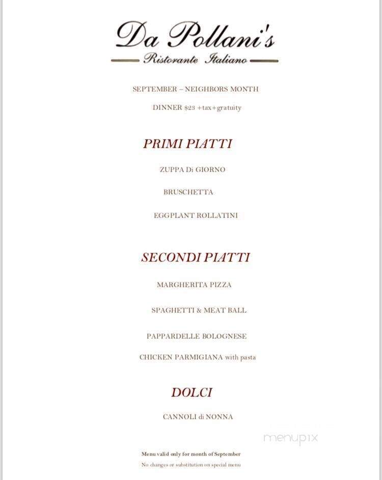 Da Pollani's - Largo, FL menu_pic