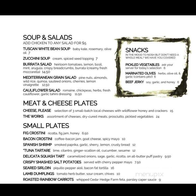 Vine and Fig - Rome, NY menu_pic