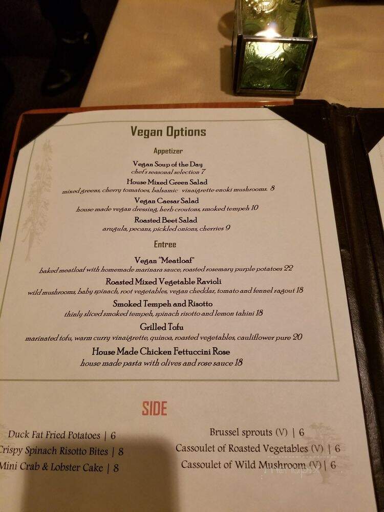 Cedar Restaurant - Washington, DC menu_pic