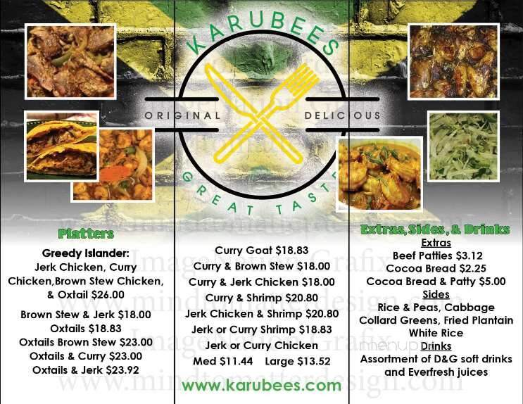 Karubees Jamaican Restaurant - Charleston, WV menu_pic
