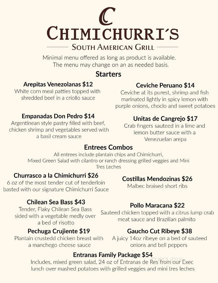 Chimichurri's South American Grill - Kingwood, TX