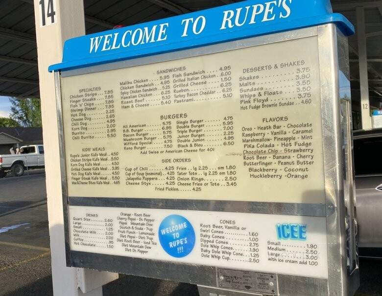 Rupe's Burgers - Blackfoot, ID