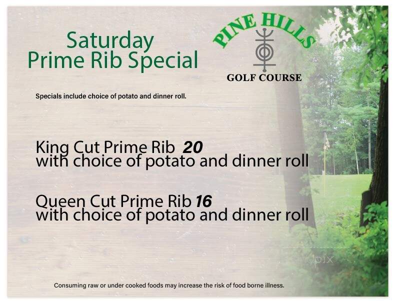 Pine Hills Golf Course Supper - Gresham, WI