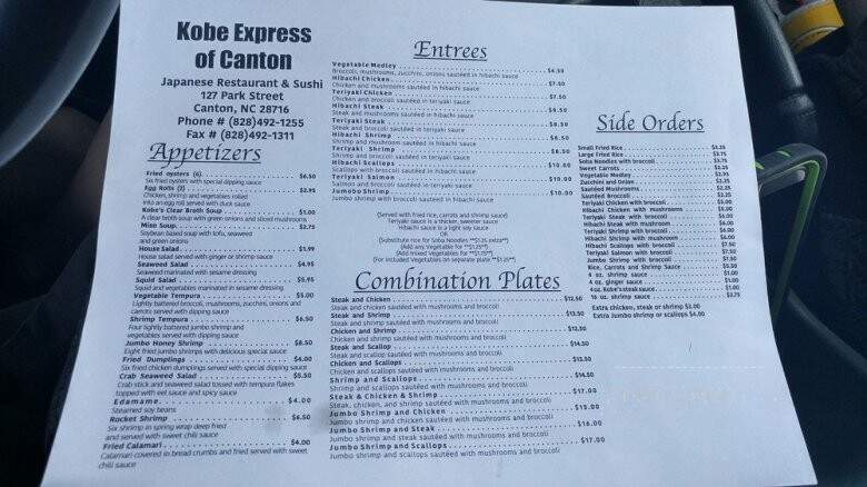 Kobe Express - Canton, NC