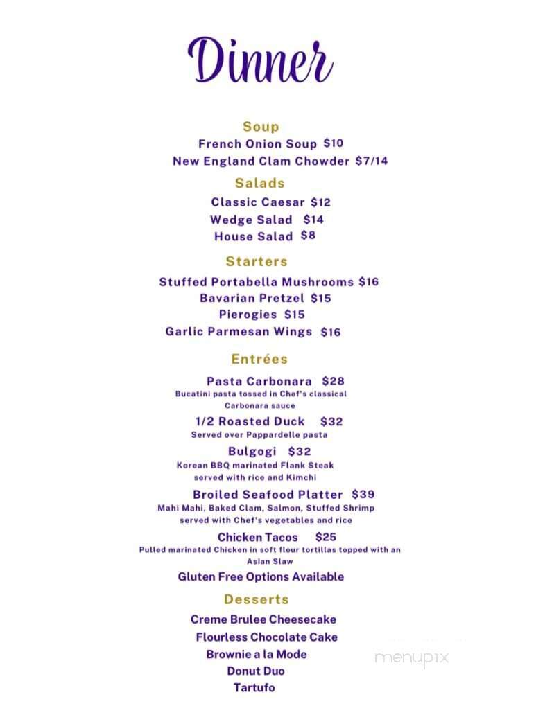 Cafe Volo - West Hampton Beach, NY menu_pic