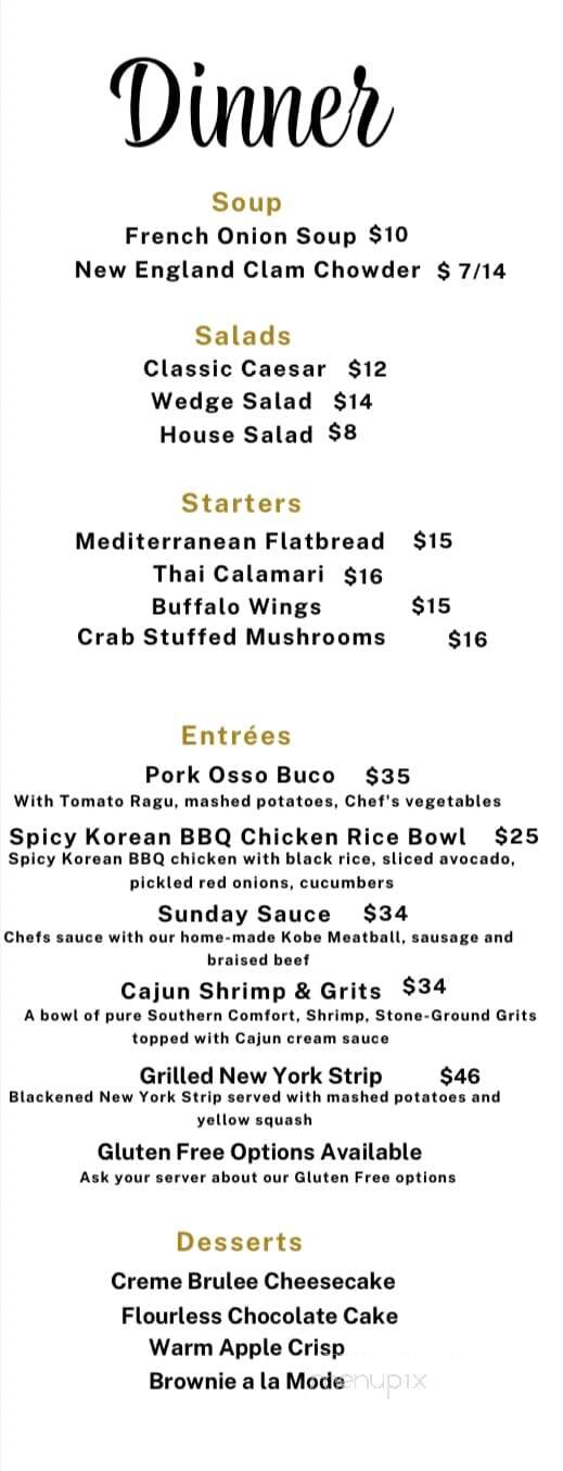 Cafe Volo - West Hampton Beach, NY menu_pic
