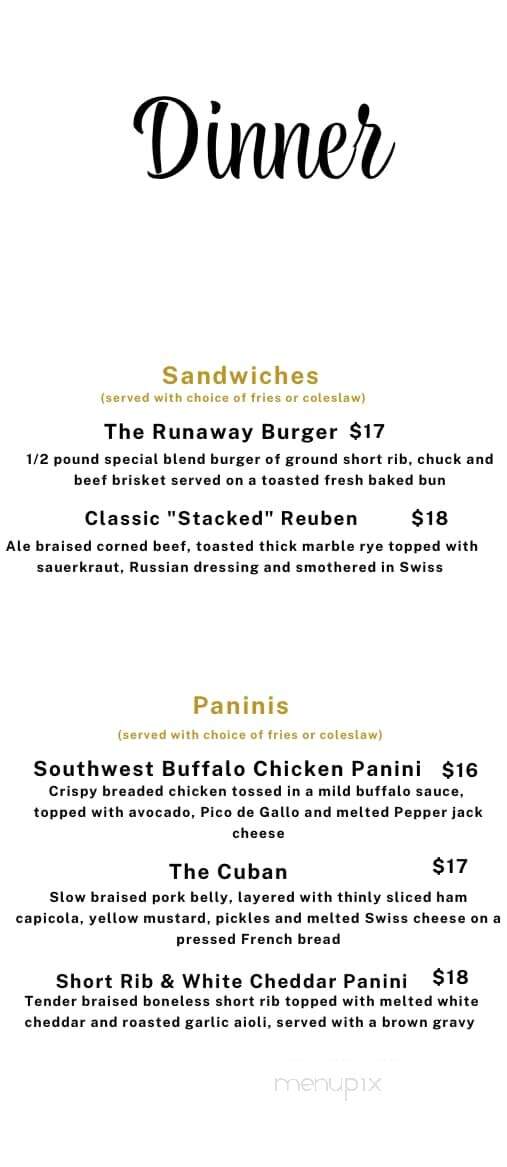 Cafe Volo - West Hampton Beach, NY menu_pic