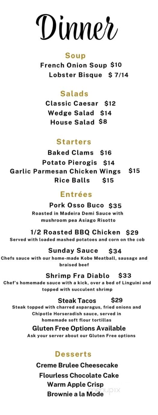Cafe Volo - West Hampton Beach, NY menu_pic