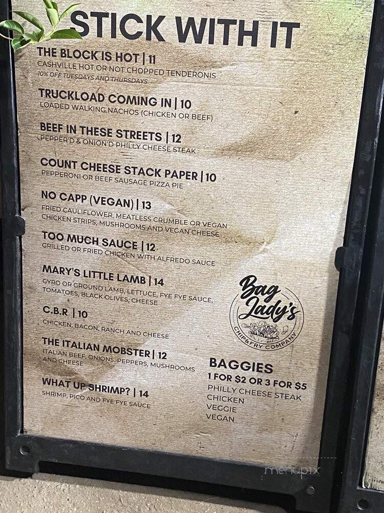 Bag Lady's Chip & Fry - Nashville, TN menu_pic