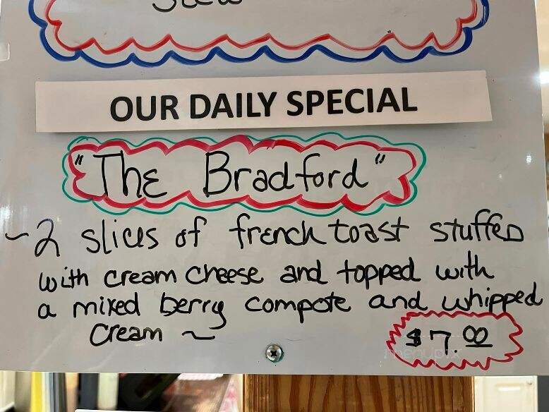 Bradford Inn Eatery and Bakeshop - Hollister, MO menu_pic