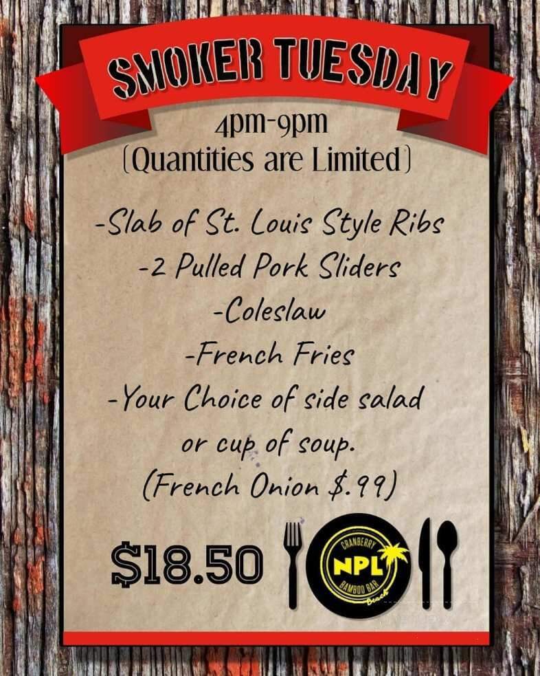 Bamboo Bar - Cranberry Township, PA menu_pic