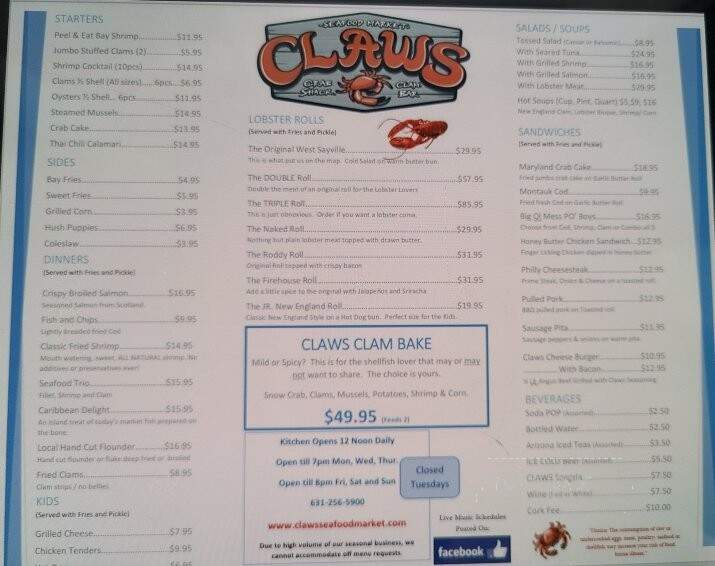 Claws - West Sayville, NY