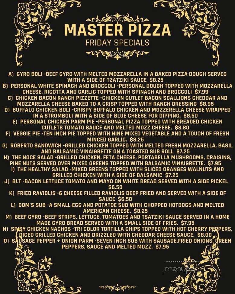 Master Pizza - West Orange - West Orange, NJ