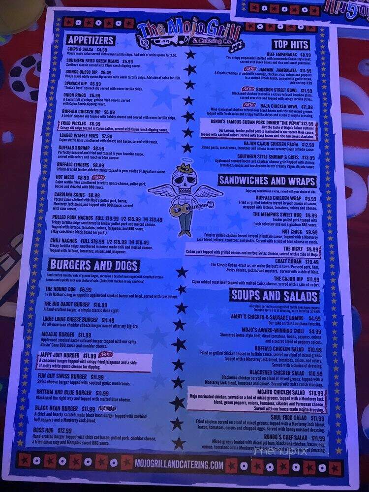 Mojo Grill and Catering Company - Ocala, FL menu_pic