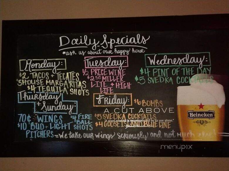 Birds Nest - Chicago, IL menu_pic