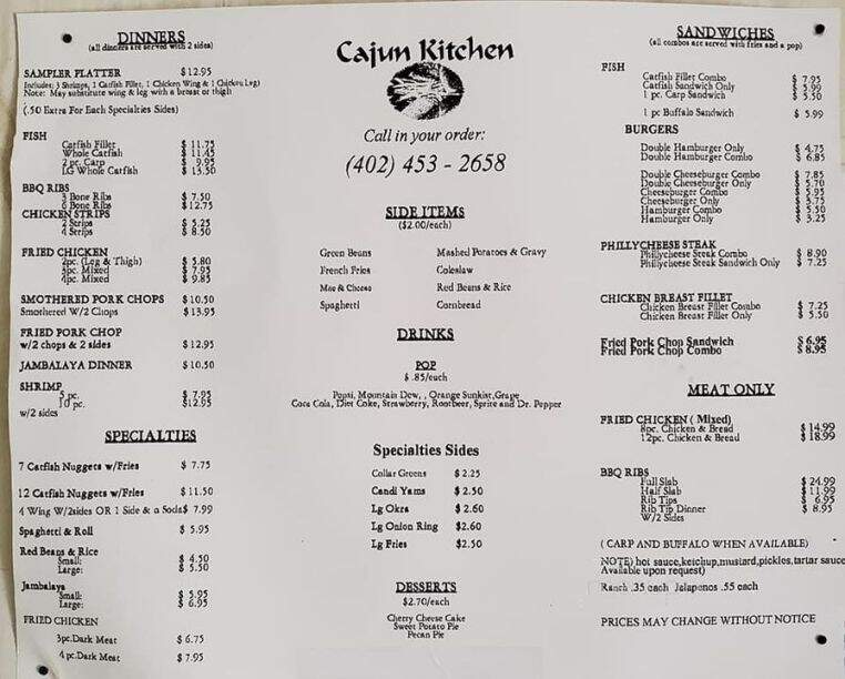 Cajun Kitchen - Omaha, NE