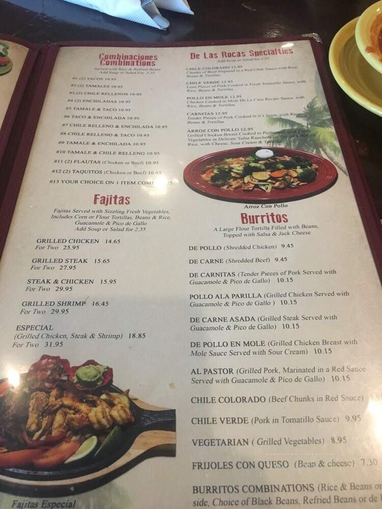 Las Rocas Bar & Grill - Castaic, CA menu_pic