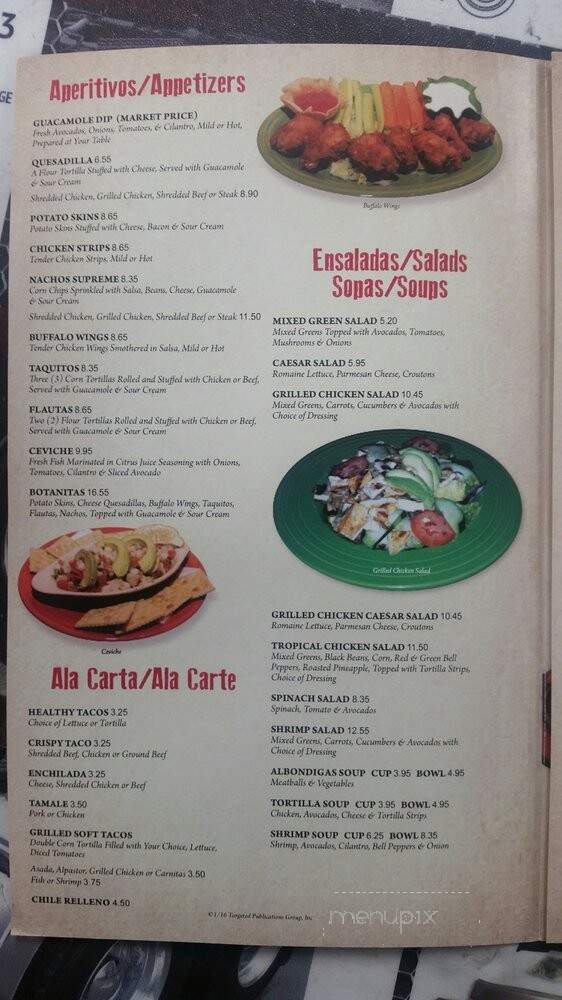Las Rocas Bar & Grill - Castaic, CA menu_pic
