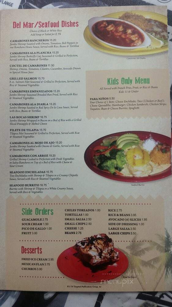 Las Rocas Bar & Grill - Castaic, CA menu_pic