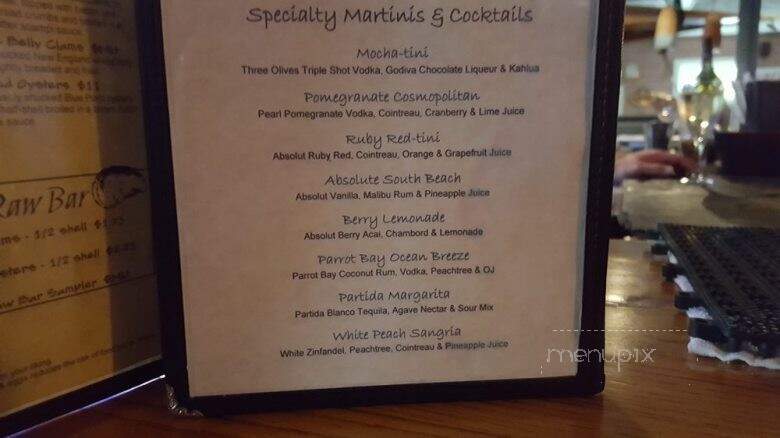 Saybrook Fish House - Canton, CT menu_pic