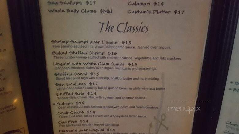 Saybrook Fish House - Canton, CT menu_pic