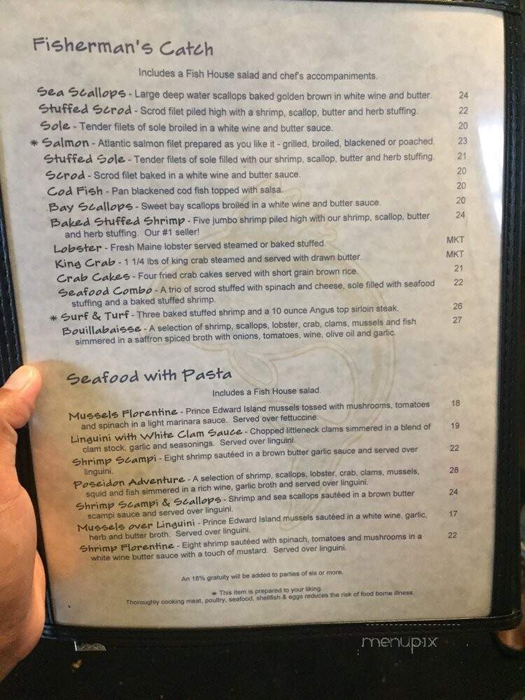 Saybrook Fish House - Canton, CT menu_pic