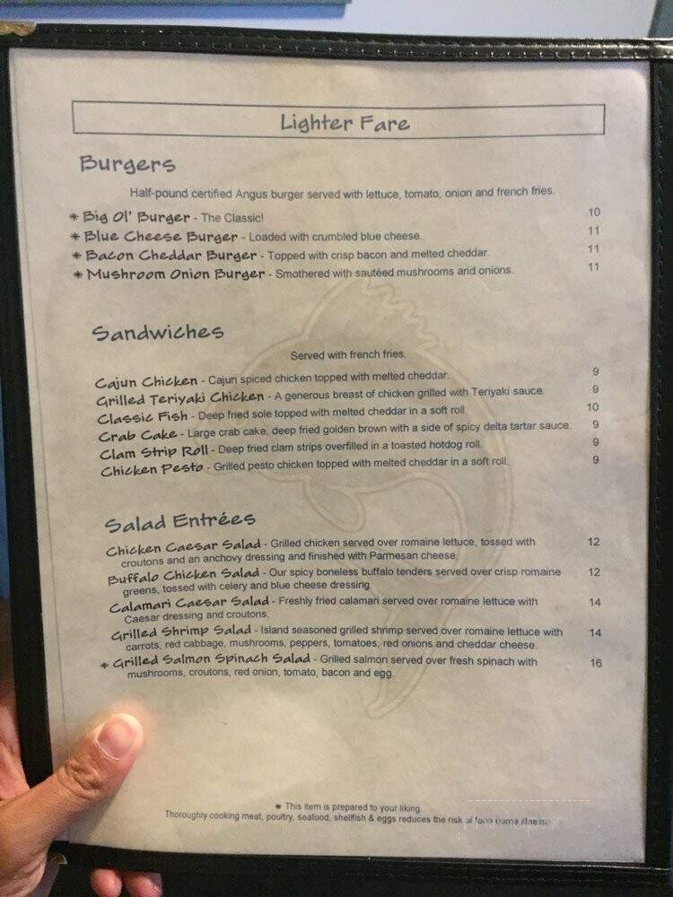 Saybrook Fish House - Canton, CT menu_pic