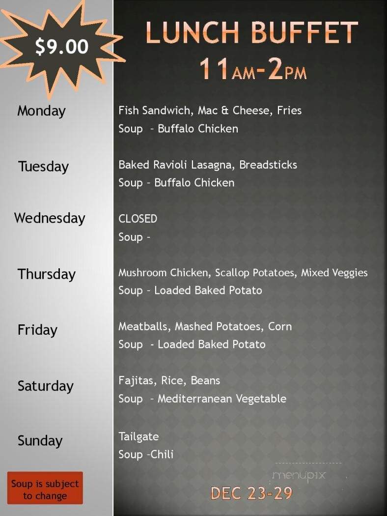 Carbone's Pizza - Faribault, MN menu_pic