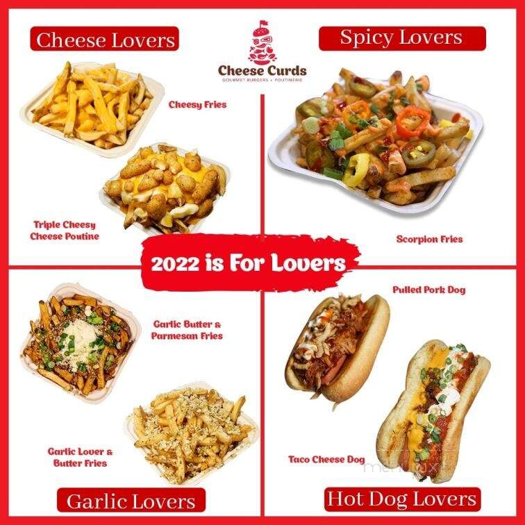 Cheese Curds Gourmet Burgers + Poutinerie - Oromocto, NB menu_pic