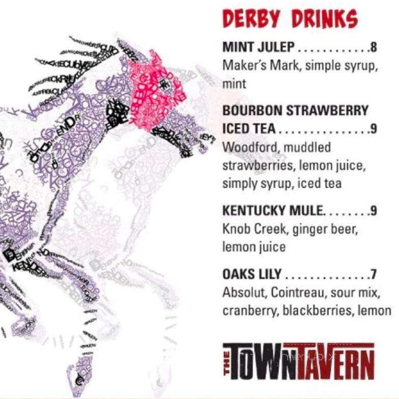 The Town Tavern - Uniontown, OH menu_pic