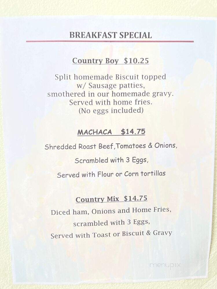 Country Kitchen - Long Beach, CA menu_pic