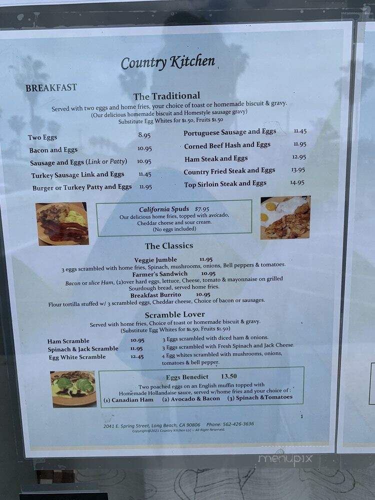 Country Kitchen - Long Beach, CA menu_pic