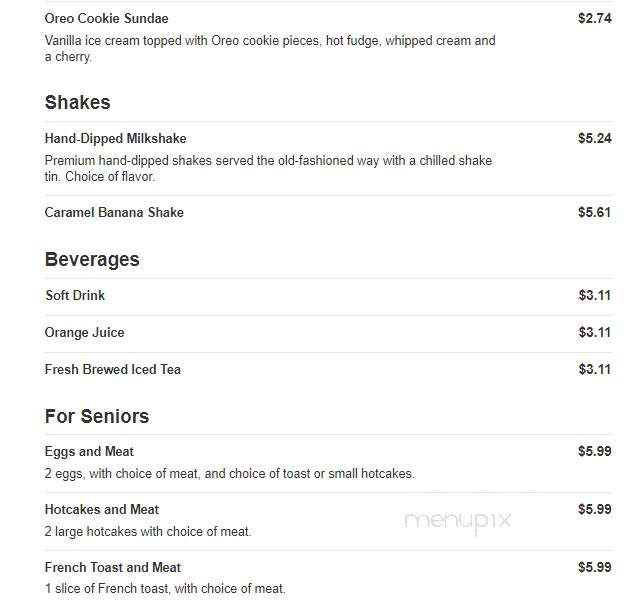 Big Boy Restaurant - Fruitport Twp, MI menu_pic