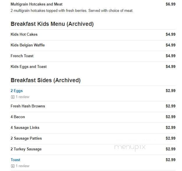 Big Boy Restaurant - Fruitport Twp, MI menu_pic