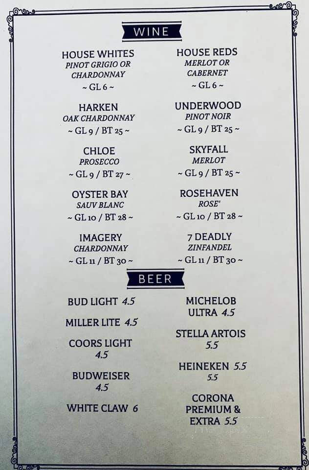 Portside Grill on Urbanna Creek - Urbanna, VA menu_pic