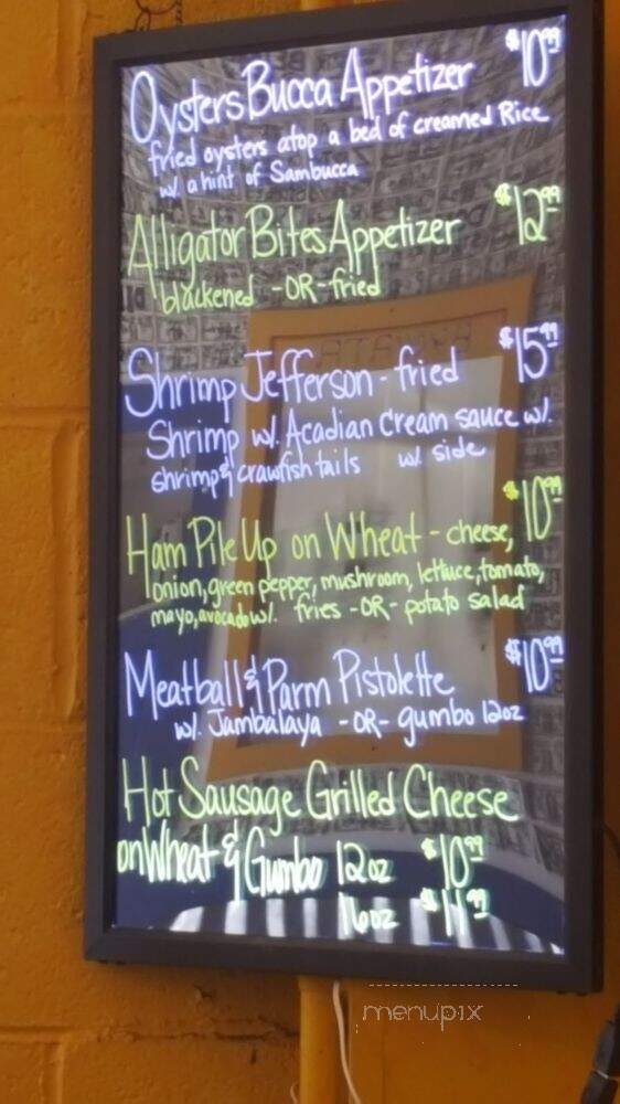 Chef Ron's Gumbo Stop Pub - Metairie, LA menu_pic