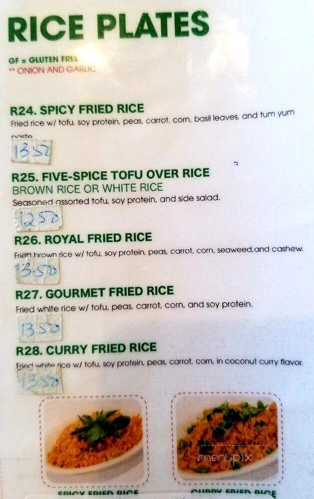 Blossom Vegan - Pleasanton, CA menu_pic