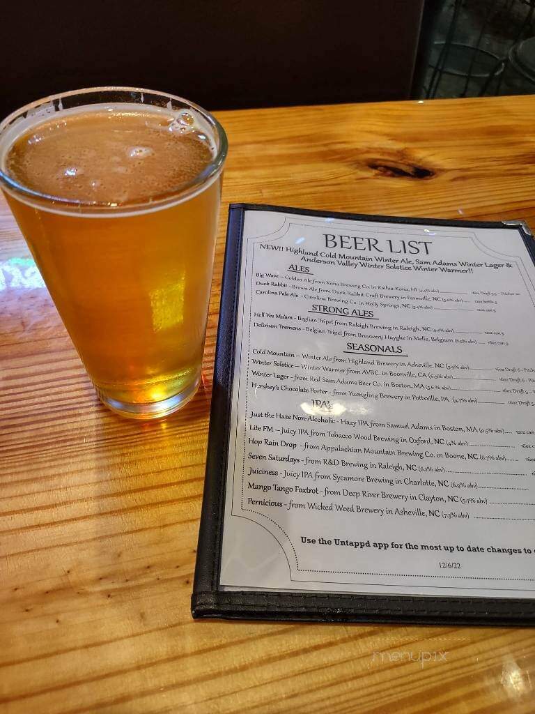 Macgregor Draft House - Cary, NC menu_pic