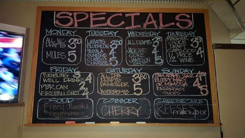 Macgregor Draft House - Cary, NC menu_pic