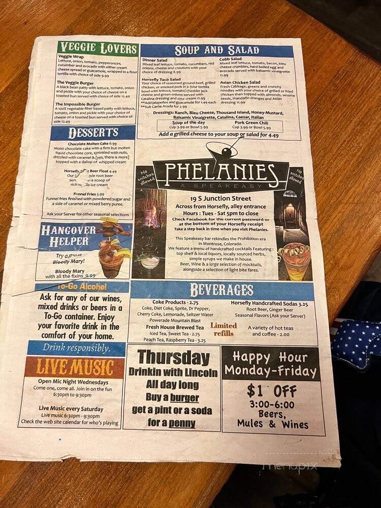 Horsefly Brewing Company - Montrose, CO menu_pic