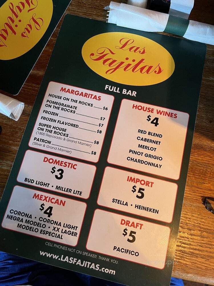 Las Fajitas - Boca Raton, FL menu_pic